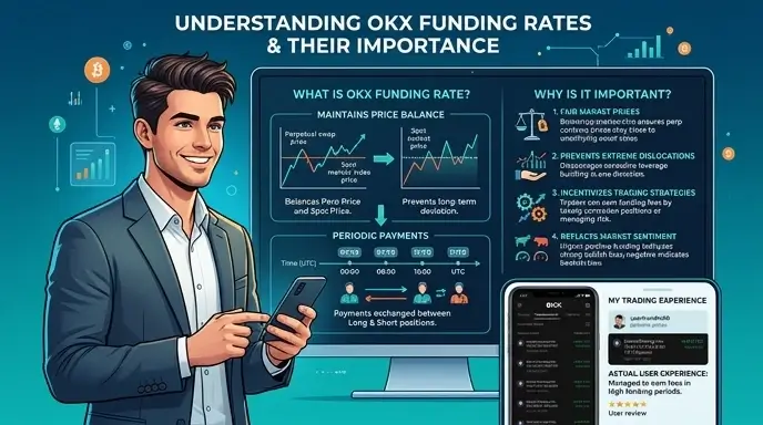 جدول ملخص رسوم التمويل في OKX